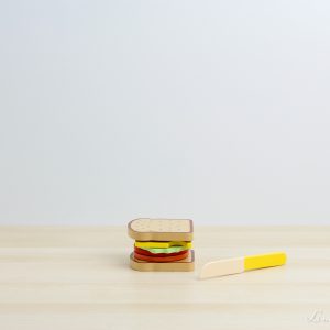 Sandwich de madera con cuchillo para cortar - Small Foot